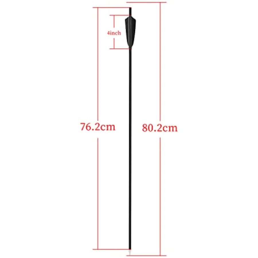 Carbon Archery Arrows With Turkey Feather Fletching And Removable Tips