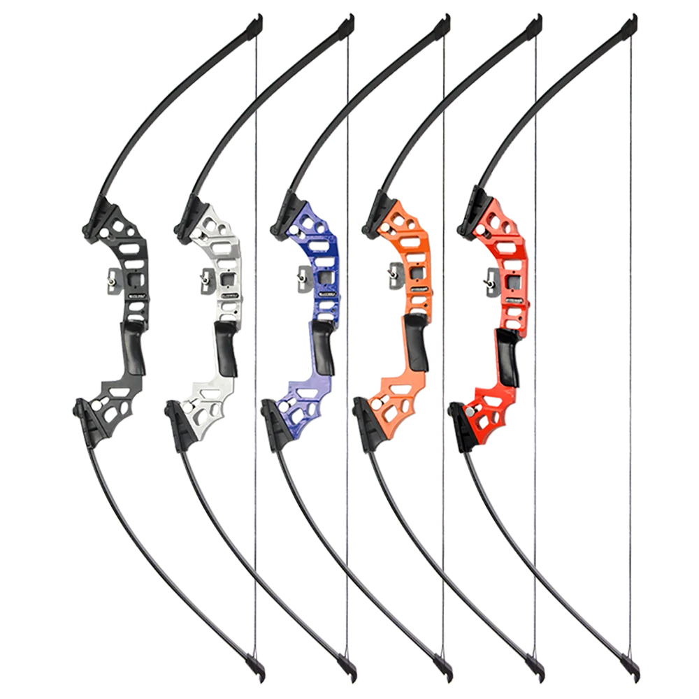 AMEYXGS Bowfishing Recurve Bow Set With Reel And Fiberglass Arrows