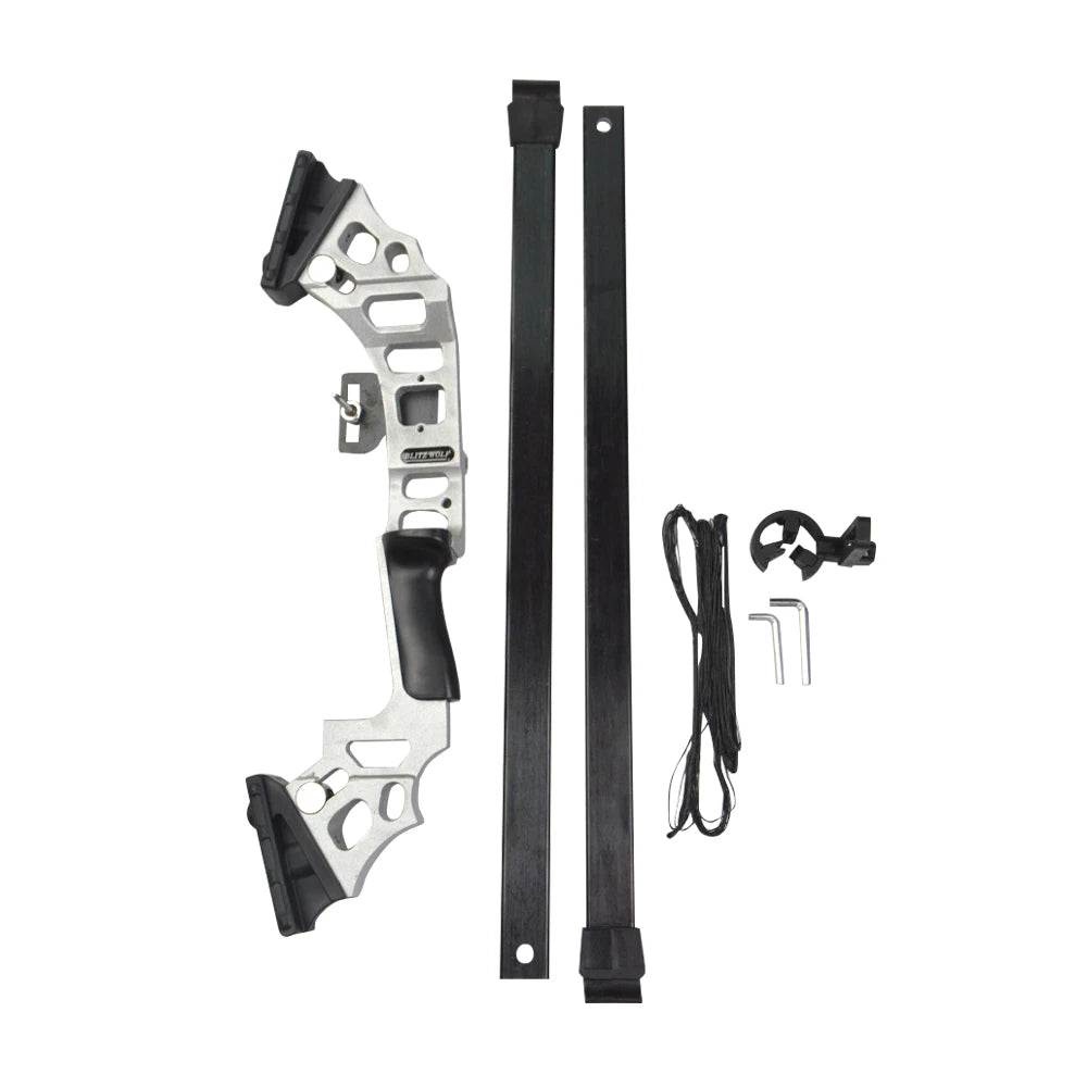 AMEYXGS Bowfishing Recurve Bow Set With Reel And Fiberglass Arrows