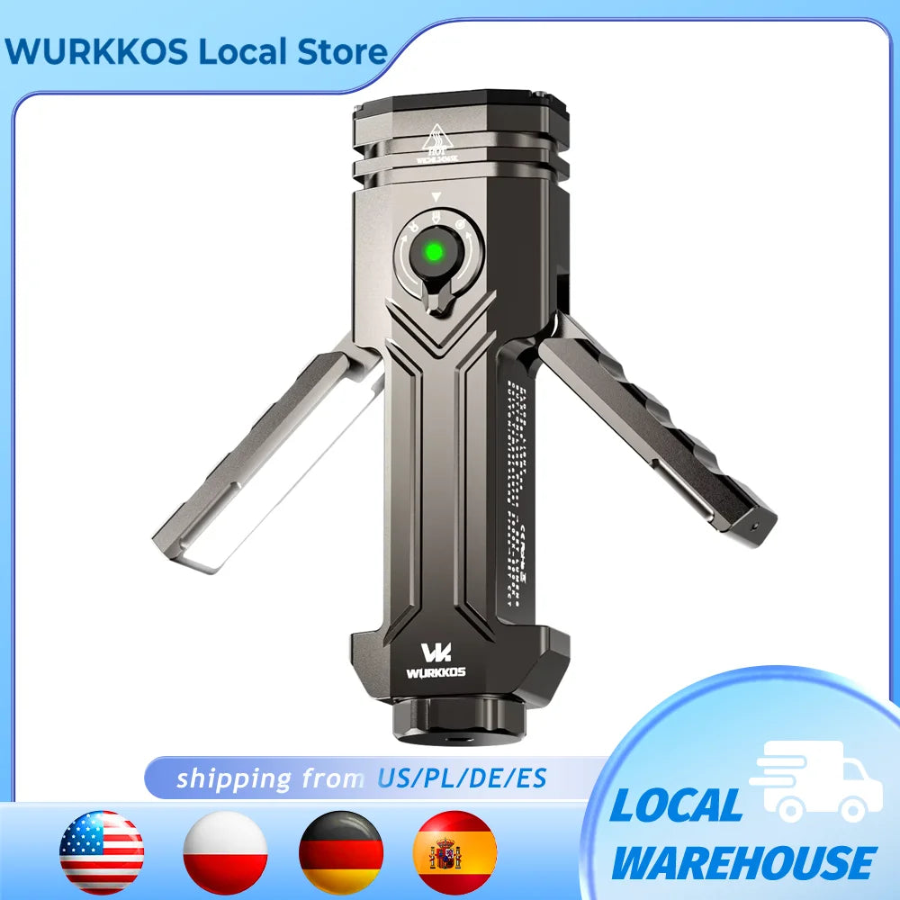 Wurkkos HD02 LED Camping Lamp Portable Outdoor Searchlight Rechargeable